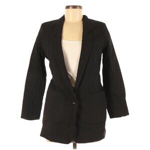 Gibson Black Blazer Long Sleeve Business Wear Lg